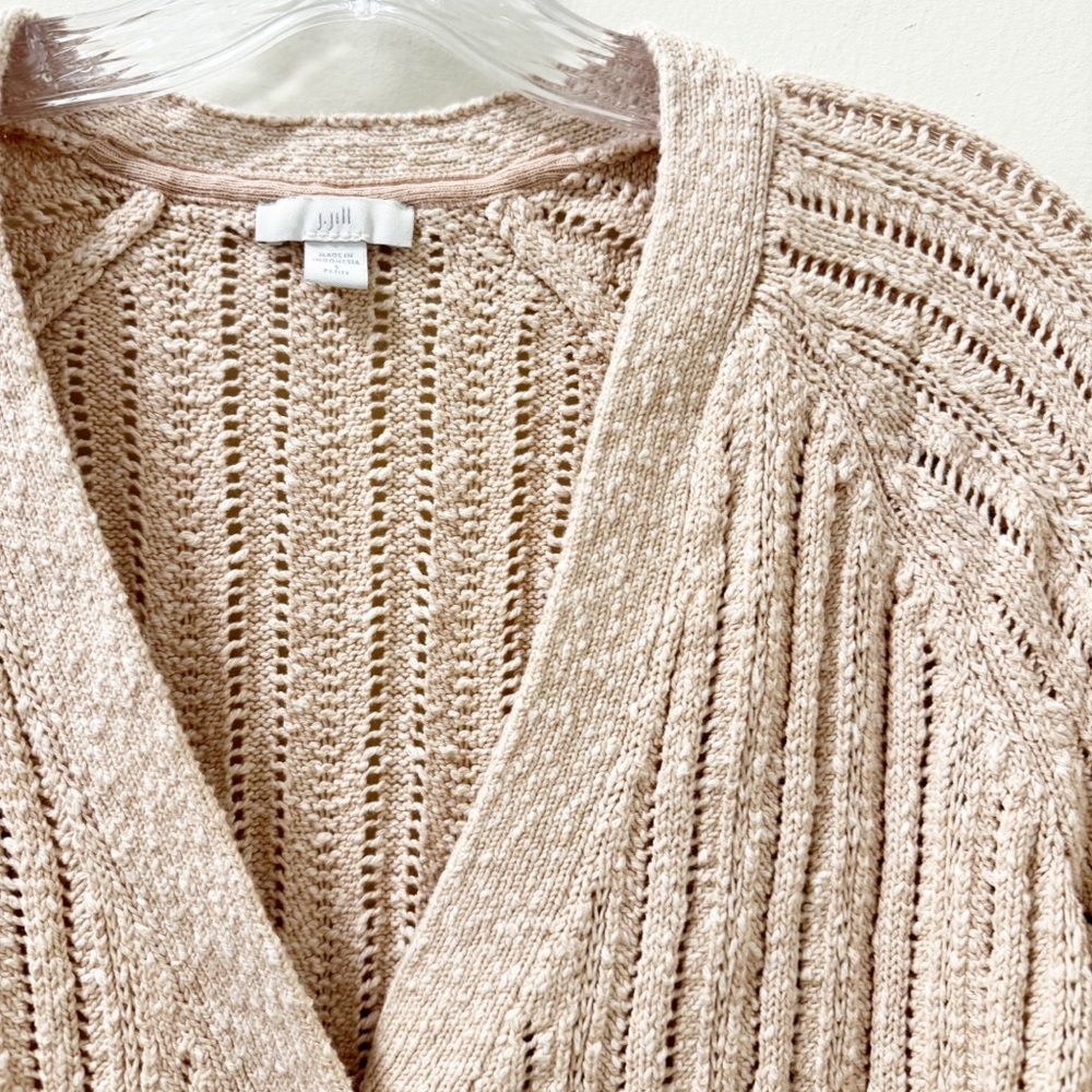 J. Jill Knit Cardigan Sweater - Size Small Petite - Picture 2 of 5